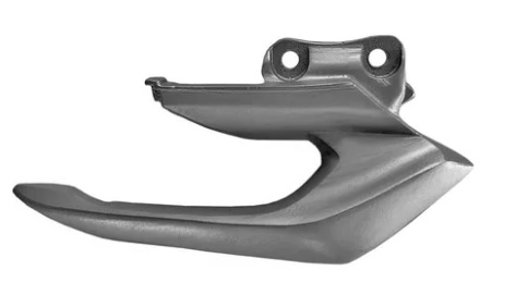Alça Traseira Cb 250F - 2014 Acima - Ld - Prata